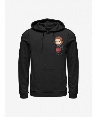 Marvel's Black Widow Graphic Hoodie - Black Men's Size