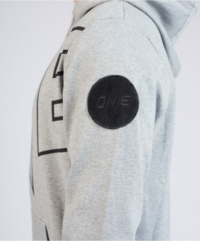 ONE Championship Official Walkout Gray Zip Hoodie