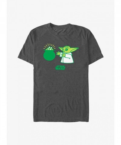Mandalorian Child Snack Grey T-Shirt for Men