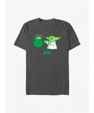 Mandalorian Child Snack Grey T-Shirt for Men