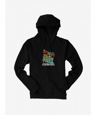 Teenage Mutant Ninja Turtles Only Here For The Pizza Unisex Hoodie