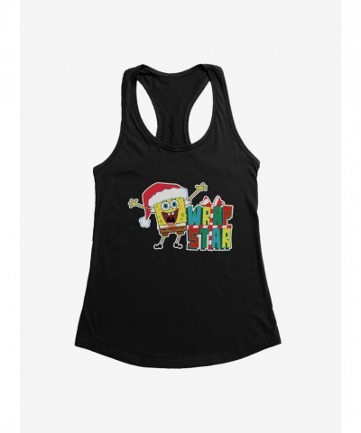 SpongeBob SquarePants Girls Lightweight Wrap Star Tank