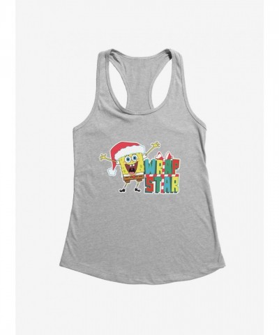 SpongeBob SquarePants Girls Lightweight Wrap Star Tank