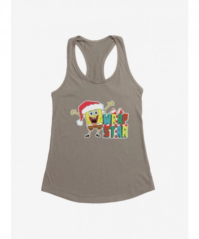 SpongeBob SquarePants Girls Lightweight Wrap Star Tank