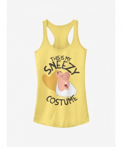 Disney Junior Sneezy Costume - Yellow Cotton Tank for Girls