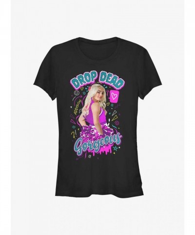 Disney Drop Dead Gorgeous Girls T-Shirt - Lightweight Black Cotton