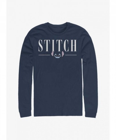 Disney Lilo & Stitch Long Sleeve T-Shirt for Men - Blue