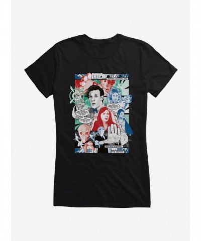 Doctor Who 11th Doctor Comic Inspired Girls T-Shirt
