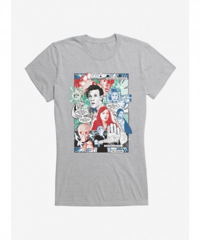 Doctor Who 11th Doctor Comic Inspired Girls T-Shirt