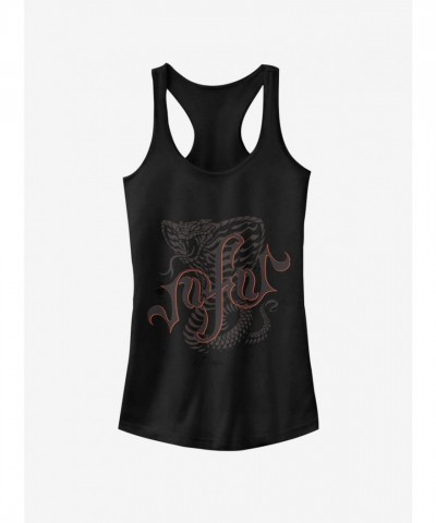 Disney 2019 Neon Jafar Tank Top for Girls - Black