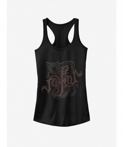 Disney 2019 Neon Jafar Tank Top for Girls - Black