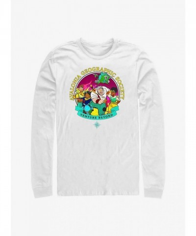 Disney Avalonia Squad Long Sleeve T-Shirt for Men in White
