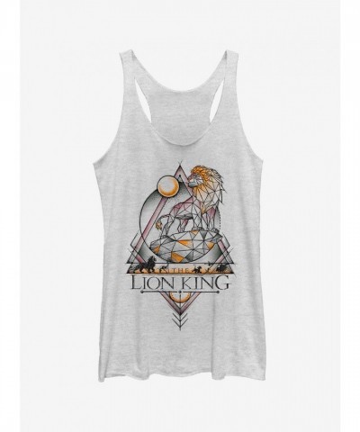 Disney Lion King Girls Majestic King Tank Top in White