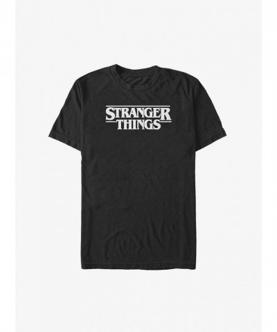 Stranger Things Big & Tall T-Shirt in Black - Unisex