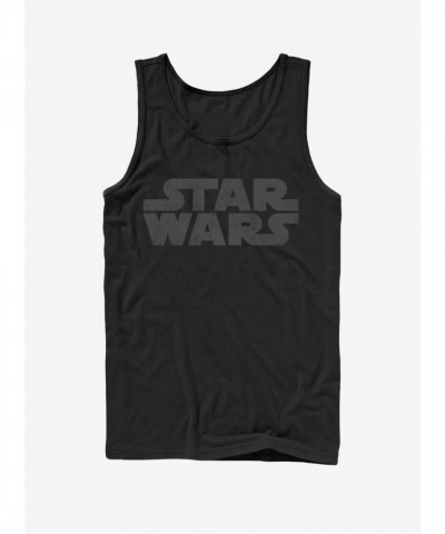 Star Wars Classic Logo Unisex Tank Top - Black