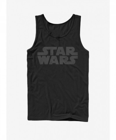 Star Wars Classic Logo Unisex Tank Top - Black