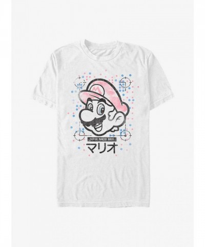 Nintendo Big Face Mario Unisex T-Shirt - White