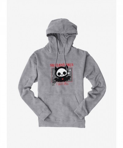Skelanimals Unisex Heavyweight Hoodie - Still Bite Design