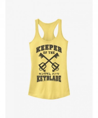 Disney Junior Keyblade Protector Tank Top for Girls - Yellow