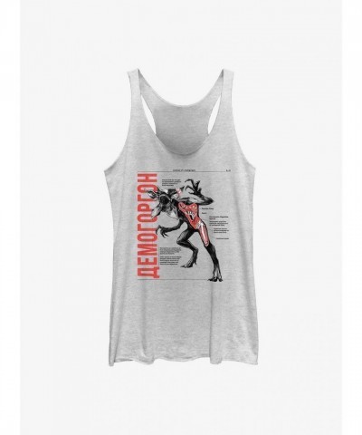 Stranger Things Demogorgon Tee for Girls - White