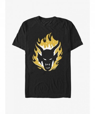 Stranger Things Inspired Demon Head T-Shirt - Men's Unisex Black