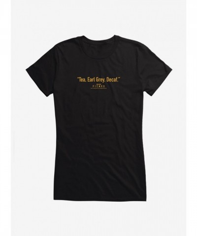 Star Trek Picard Earl Grey Tea Girls T-Shirt