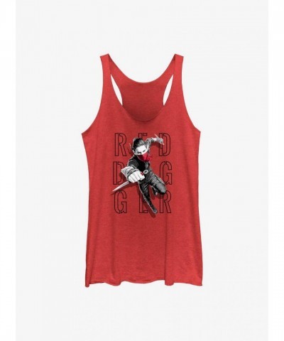 Marvel Ms. Marvel Red Dagger Girls Tank Top - Junior Sizes in Red