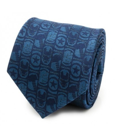 Marvel's Ultimate Avengers Icons Silk Tie for Men