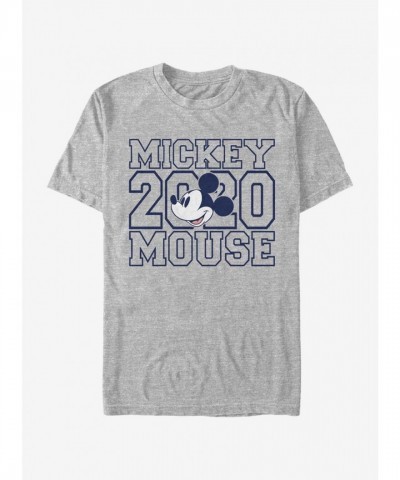 Disney 2020 Mickey Mouse Collegiate T-Shirt - Men's Grey