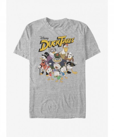 Disney Ducktales Grey Group T-Shirt for Men