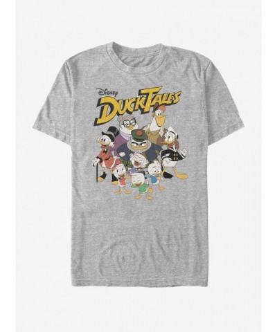 Disney Ducktales Grey Group T-Shirt for Men