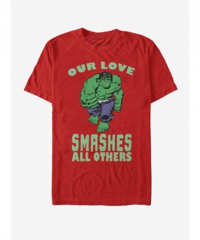 Marvel's Red Hulk Valentine's Day T-Shirt for Men