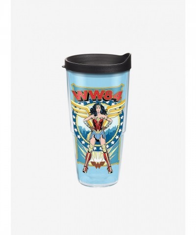 DC Comics Wonder Woman Retro Tumbler 24oz with Lid
